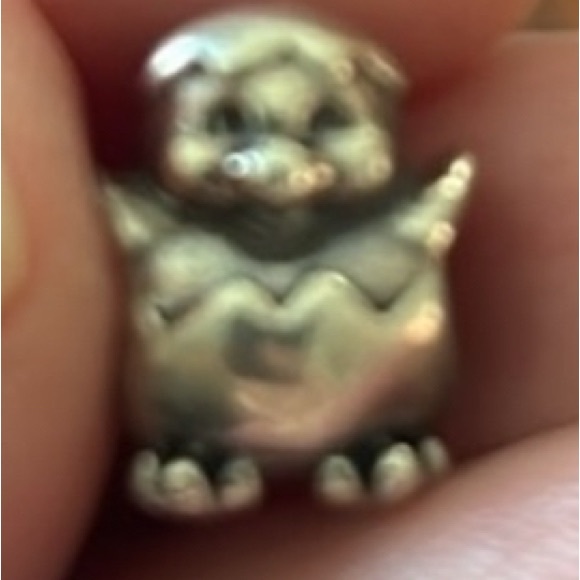 Pandora (retired) spring time silver baby chick hatching charm - Picture 4 of 12